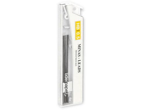 Minas liderpapel grafite 0,5 mm hb tubo de 12 minas , Liderpapel , 35821 , 8423473358218